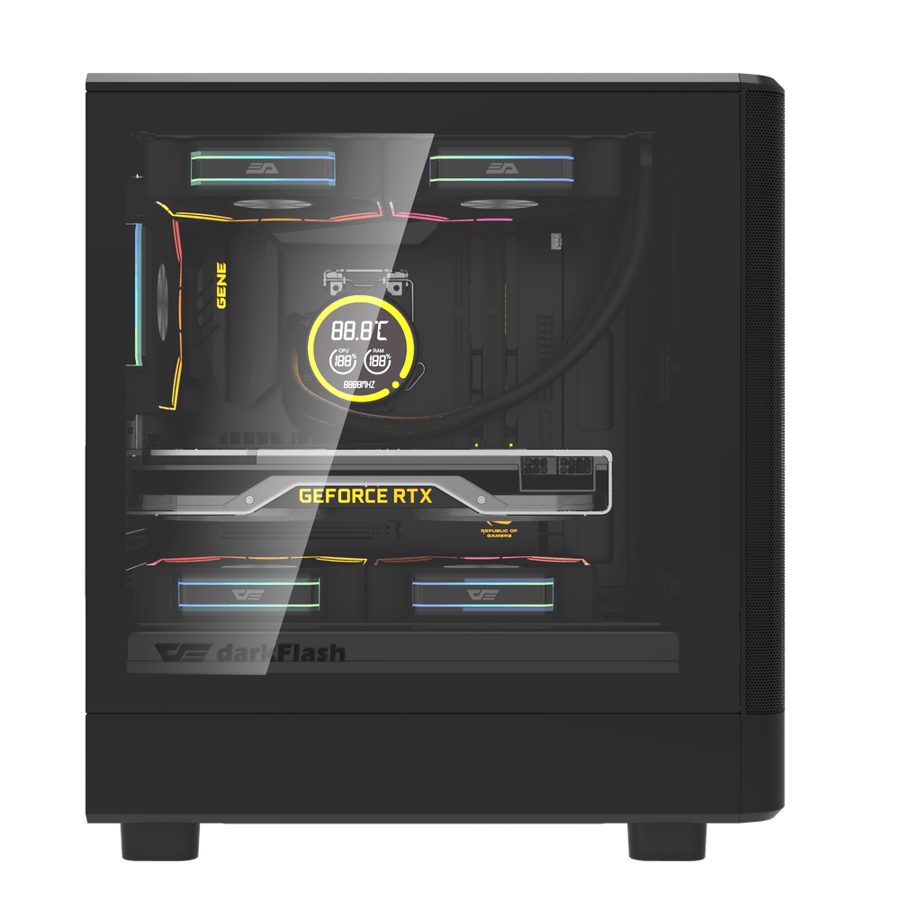 Darkflash DB330M Mesh MATX Case (Black) 3