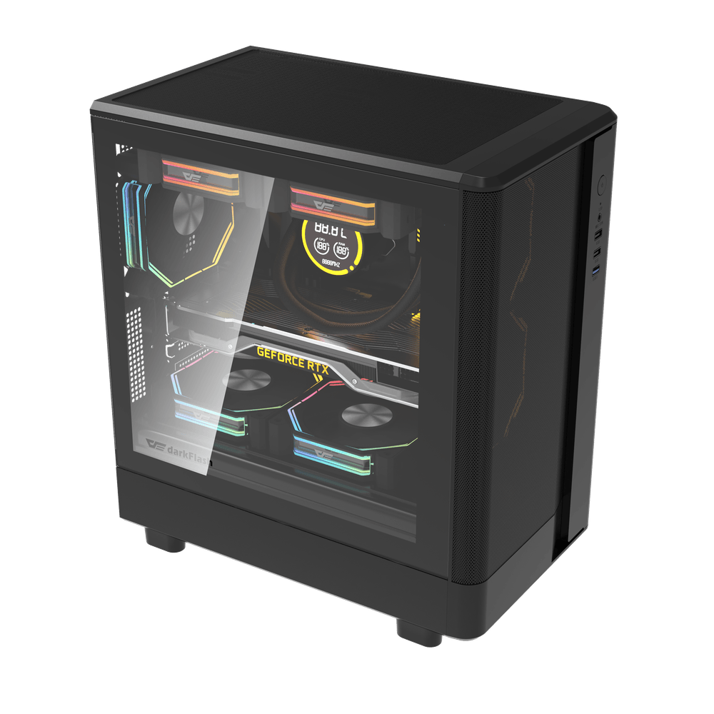 Darkflash DB330M Mesh MATX Case (Black) 7