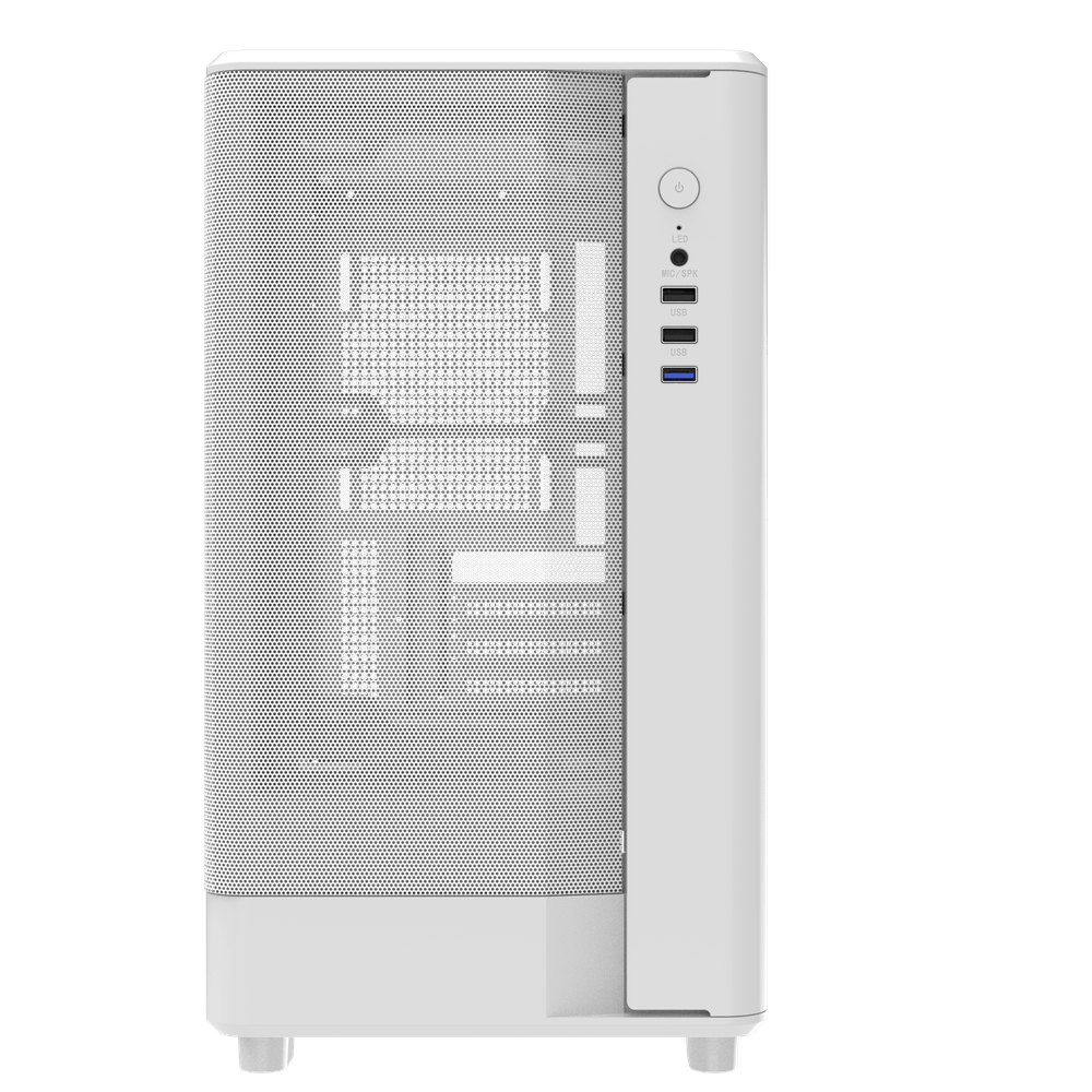 Darkflash DB330M Mesh MATX Case (White) 4