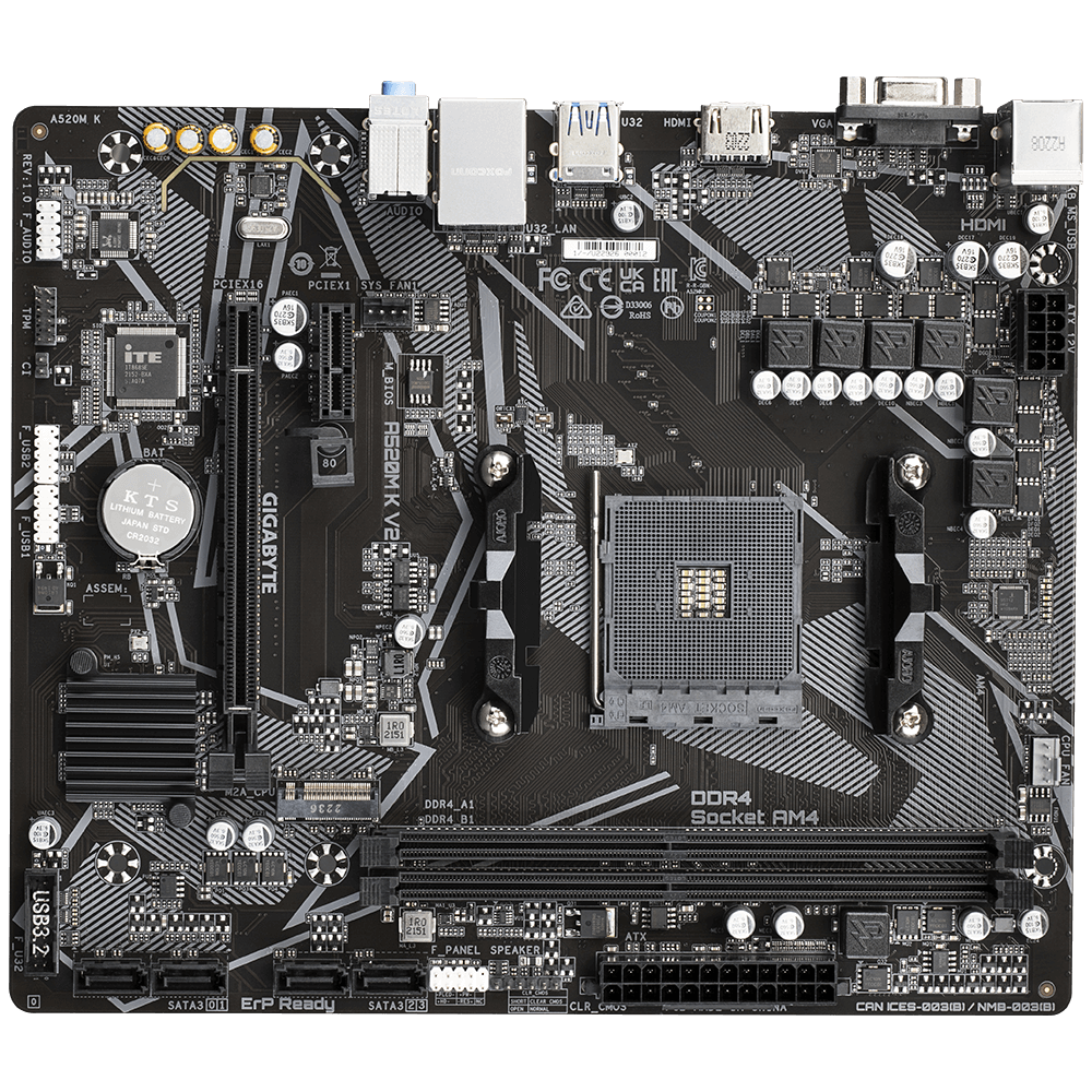 Gigabyte A520M K V2 4
