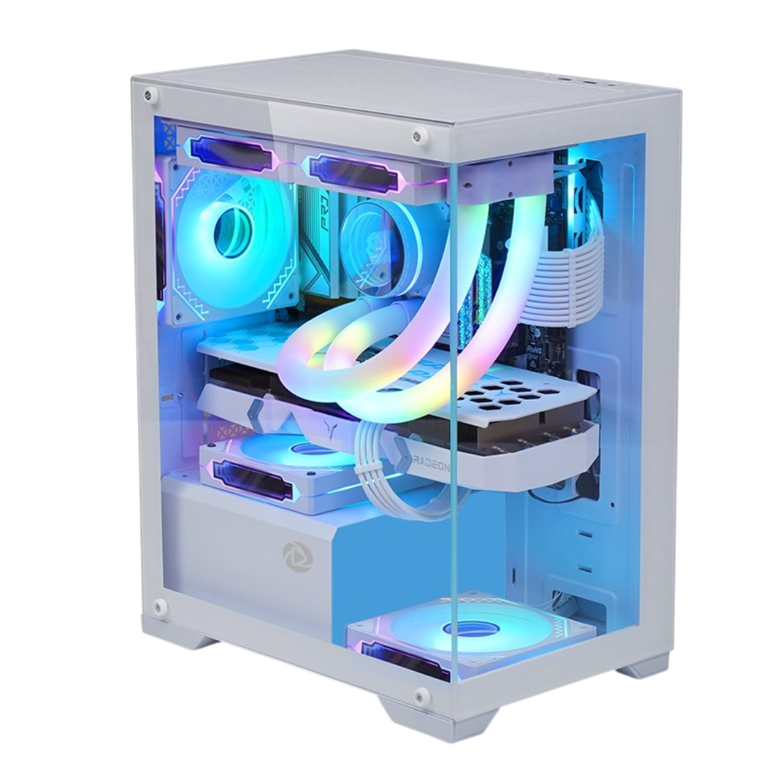 Keytech Robin Lite MATX Case (White) 2