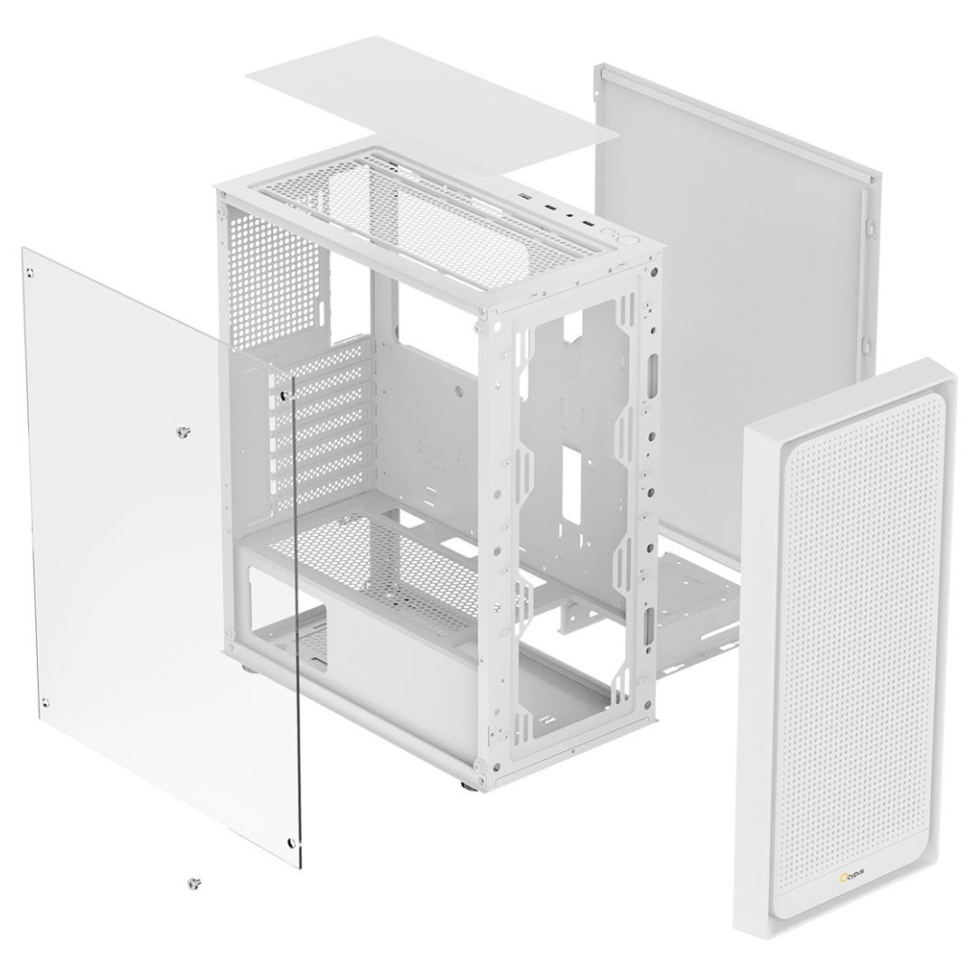 Ocypus Gamma C50 MATX Case (White) 6