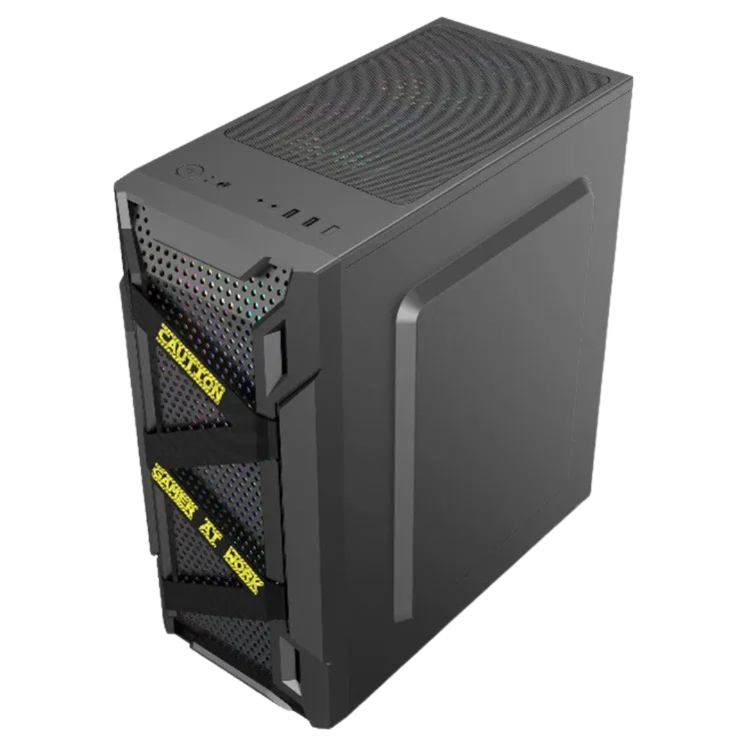 Keytech T600 ATX Case (Black) 4