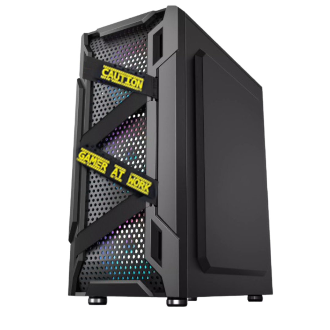 Keytech T600 ATX Case (Black) 3