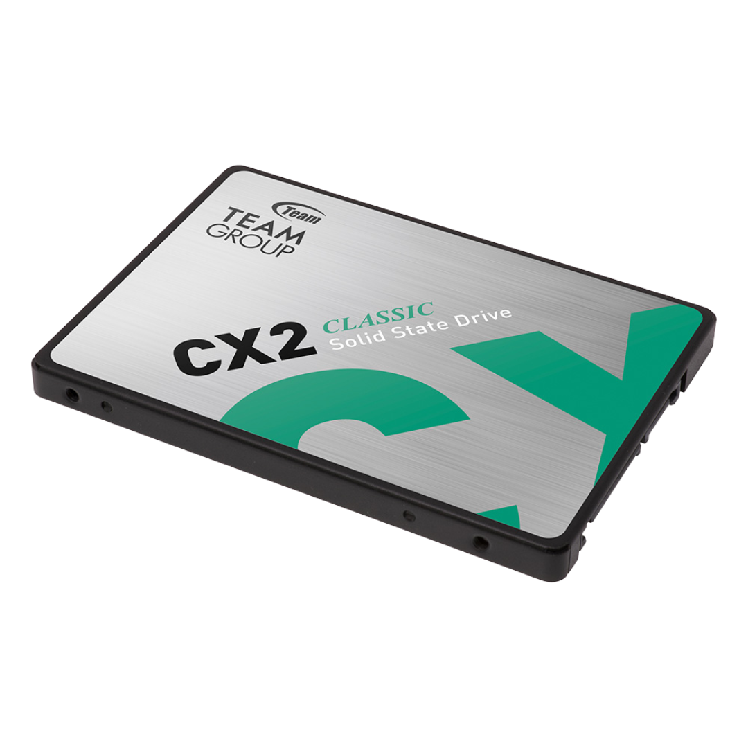 TeamGroup CX2 2.5" 512GB SATA III 3D NAND Internal Solid State Drive (SSD) 3