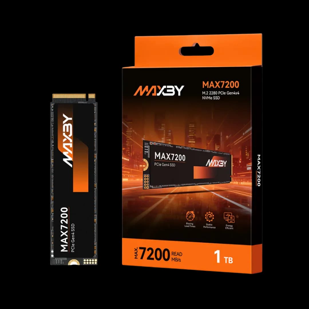 1TB MAXBY MAX7200 PCIe Gen4x4 M.2 NVMe SSD