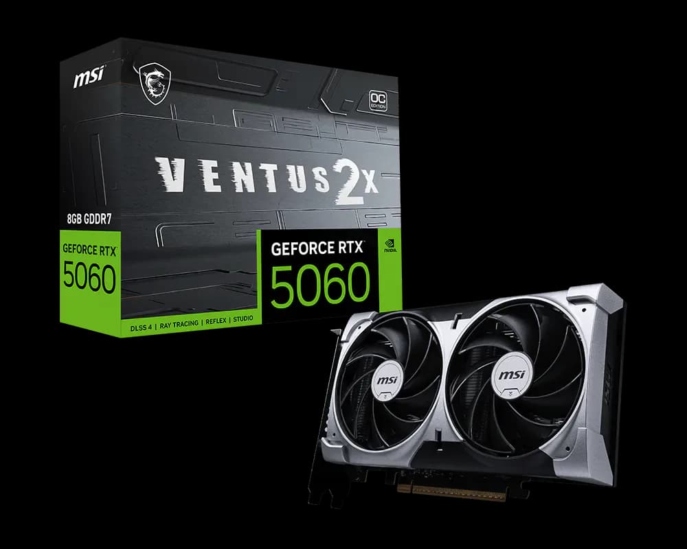 MSI GeForce RTX 5060 8G VENTUS 2X OC GDDR7