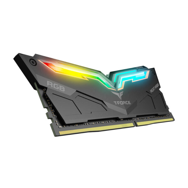 16GB (2x8GB) TEAM GROUP T-FORCE NIGHT HAWK RGB 3600MHz - BLACK