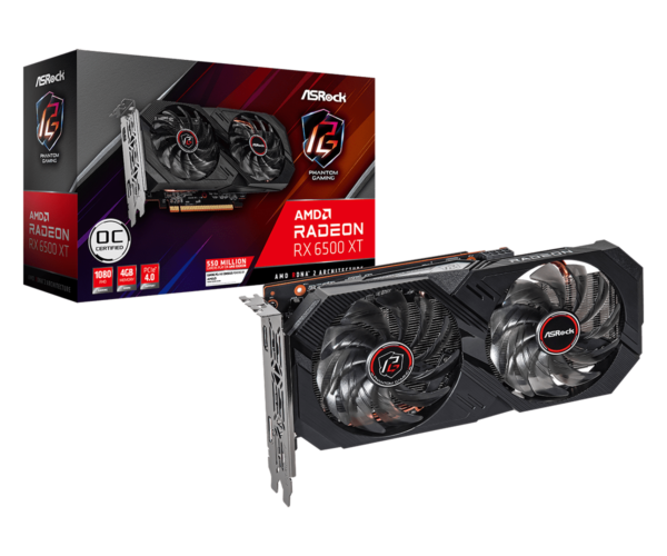 ASROCK RX6500XT PHANTOM GAMING D 4GB OC