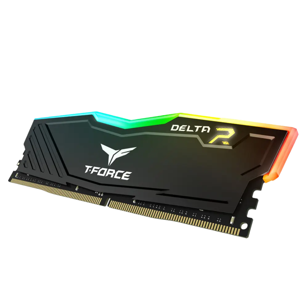 TeamGroup T-Force Delta RGB 16GB (2x8GB) 3600MHz DDR4 Desktop Memory Kit - Black 3
