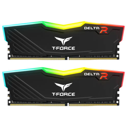 16GB (2x8GB) TEAM GROUP T-FORCE DELTA RGB 3600MHz (Black)