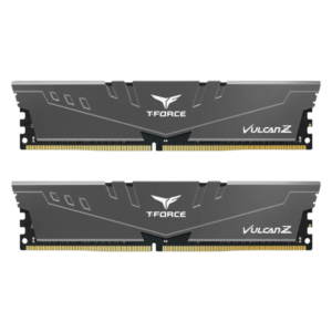 TeamGroup T-Force Vulcan Z 16GB (2x8GB) 3200MHZ DDR4 Desktop Memory Kit - Gray