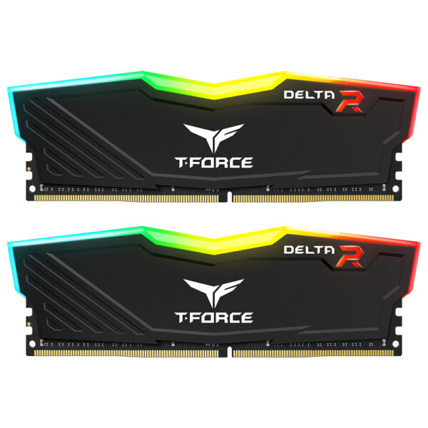 32GB (2x16GB) TEAM GROUP T-FORCE DELTA RGB 3200MHz - BLACK