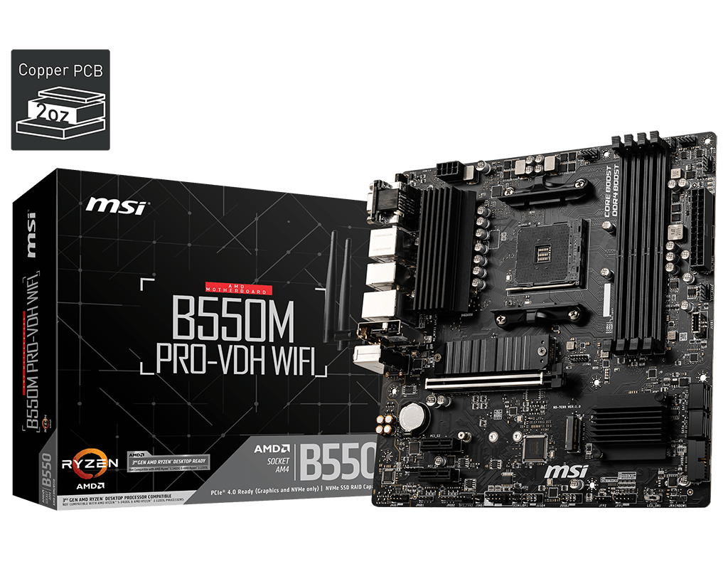 MSI B550M Pro-VDH WIFI