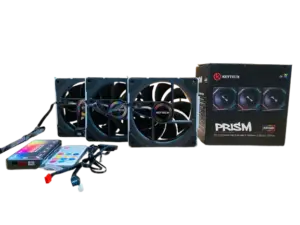 Keytech Prism ARGB 3-in-1 w/ Fan Hub + Remote (Black)