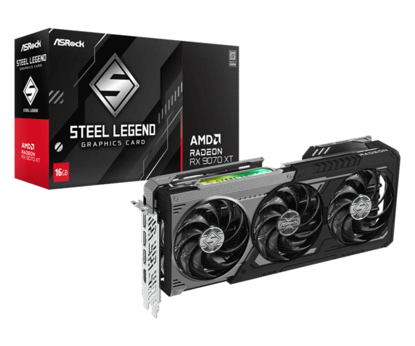 Asrock AMD Radeon RX 9070 XT Steel Legend Dark 16GB