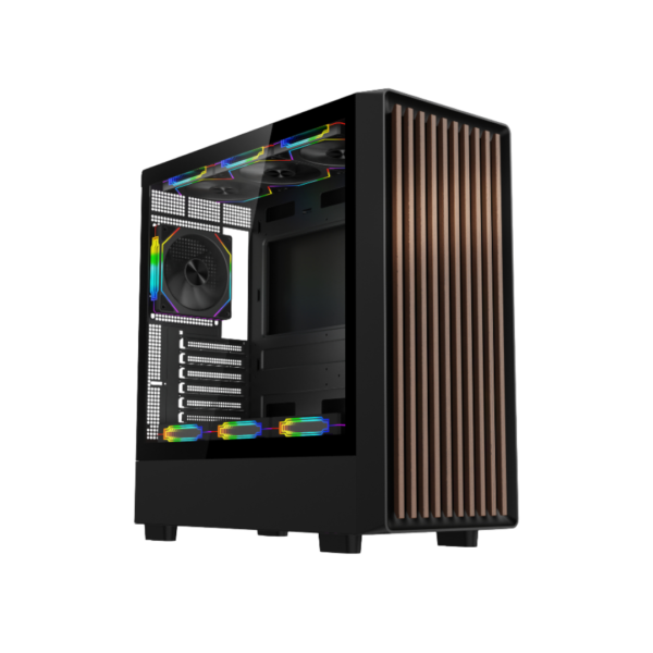 WJCoolman-Artisan-Wood-ATX-Case-Black WJCoolman Artisan Wooden ATX Case (Black)