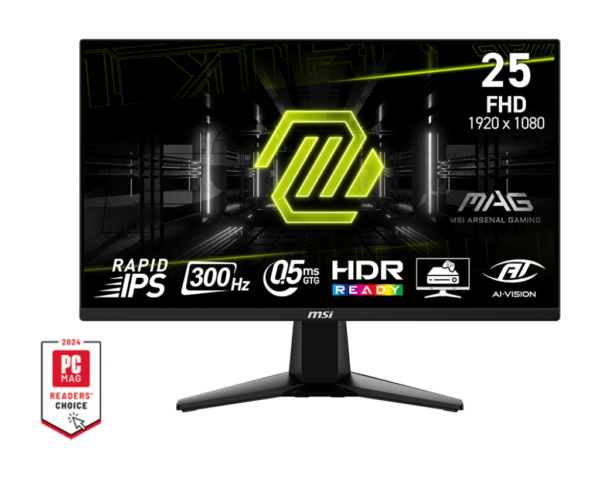 MSI MAG 255XF 24.5" FHD 300H Rapid IPS Gaming Monitor