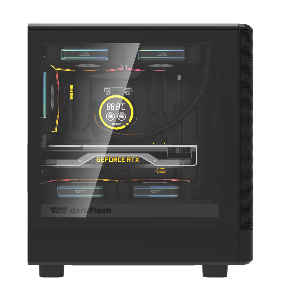 Darkflash DB330M Mesh MATX Case (Black) 3