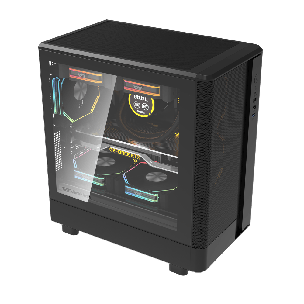 Darkflash DB330M Mesh MATX Case (Black) 7