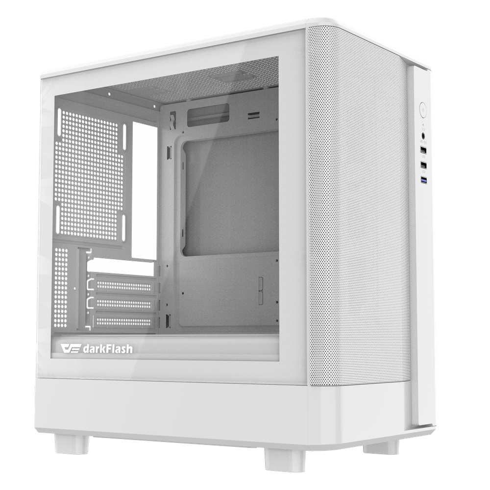 Darkflash DB330M Mesh MATX Case (White) 2
