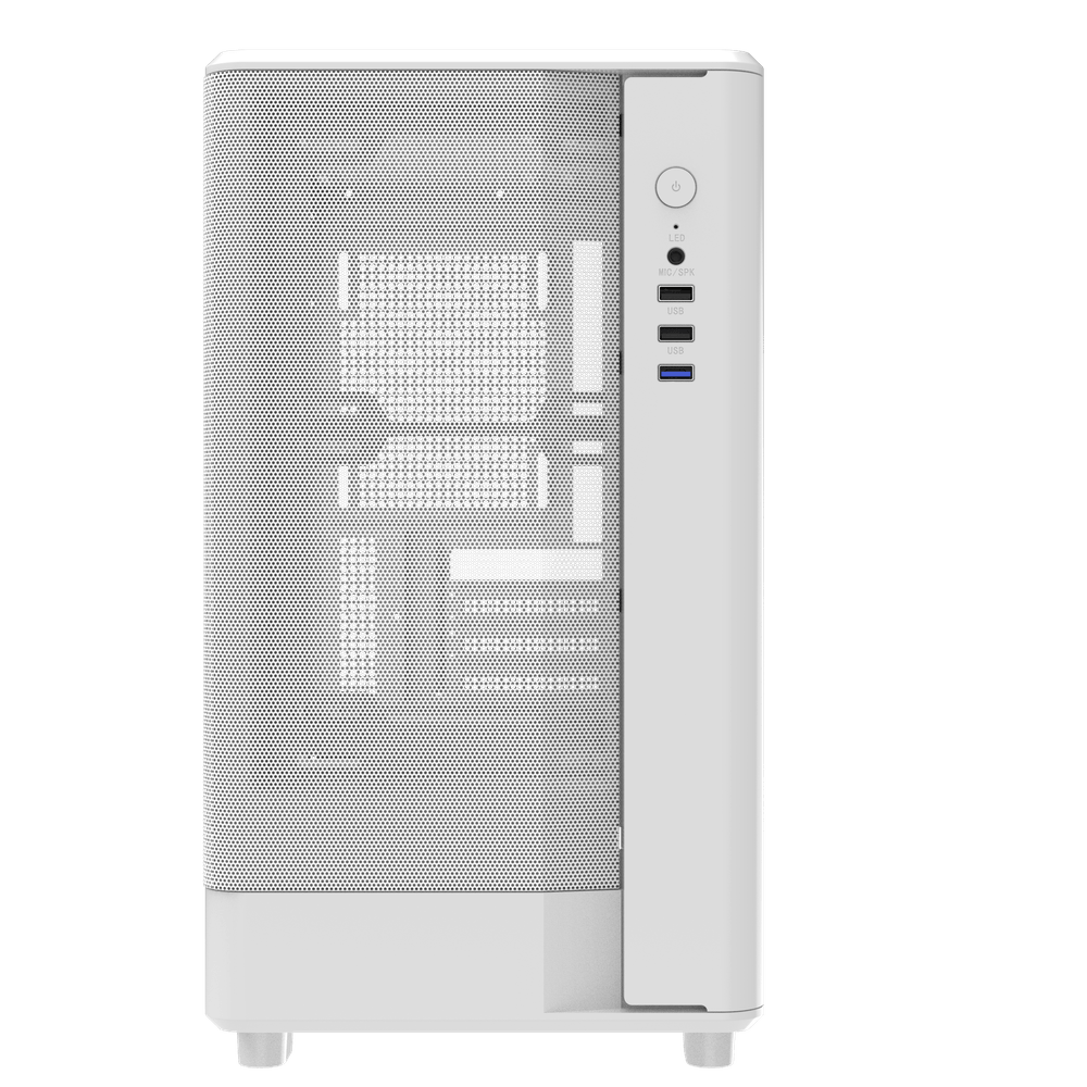 Darkflash DB330M Mesh MATX Case (White) 4