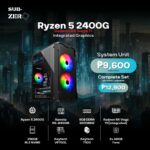 Ryzen 5 2400G +8GB RAM System Unit / Complete Set