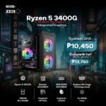 Ryzen 5 3400G +8GB RAM System Unit / Complete Set