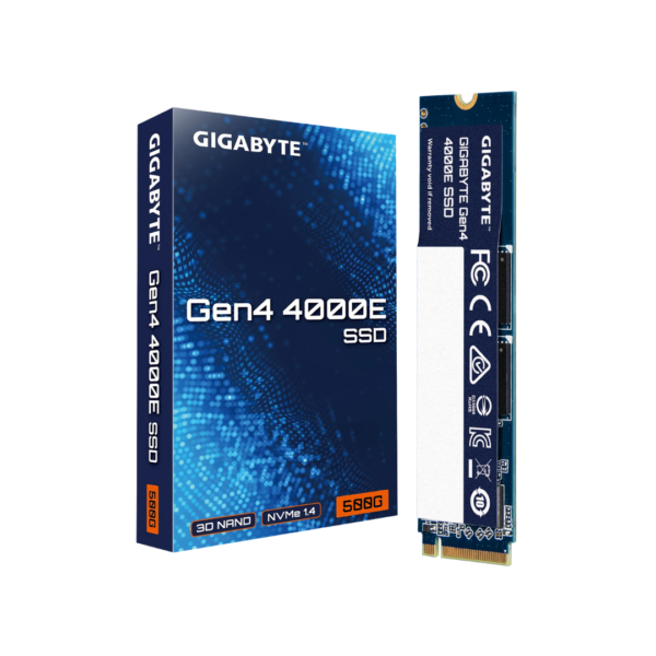 500GB GIGABYTE 4000E M.2 NVME Gen4 SSD