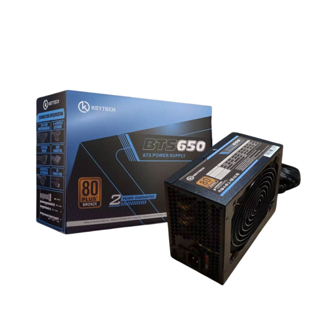 650W Keytech BTS650 80 Plus Bronze Power Supply