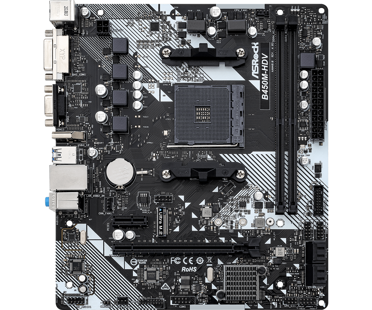 Asrock B450M-HDV R4.0 2