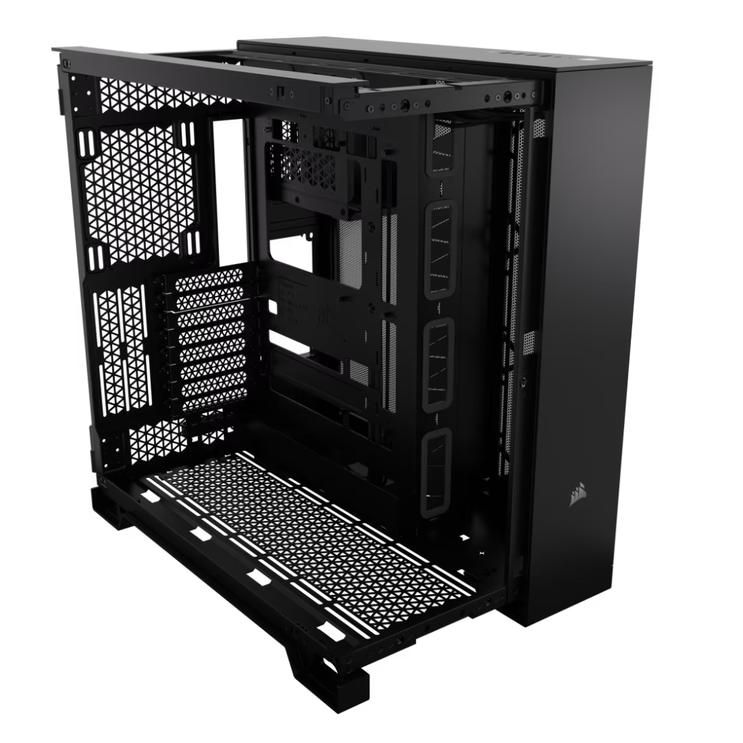 Corsair 6500D AIRFLOW Mid-Tower Dual Chamber PC Case - Black 4