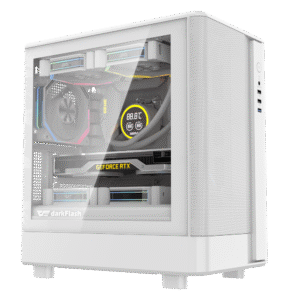Darkflash DB330M Mesh MATX Case (White)