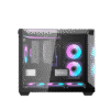 DarkFlash TH285M M-ATX Dual Chamber Case (Black)