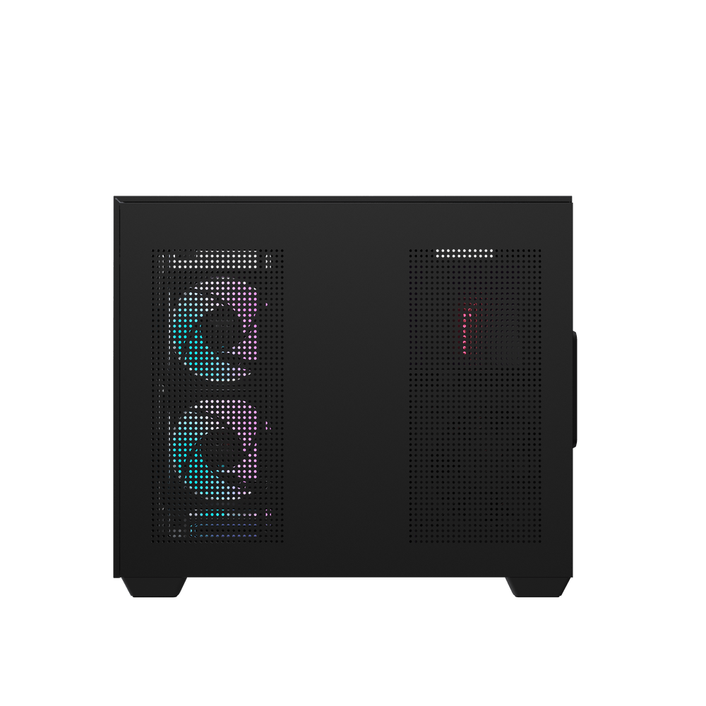 DarkFlash TH285M M-ATX Dual Chamber Case (Black) 7
