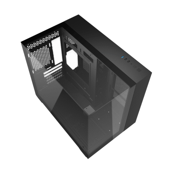DarkFlash TH285M M-ATX Dual Chamber Case (Black)