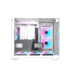 DarkFlash TH285M M-ATX Dual Chamber Case (White)