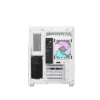 DarkFlash TH285M M-ATX Dual Chamber Case (White)