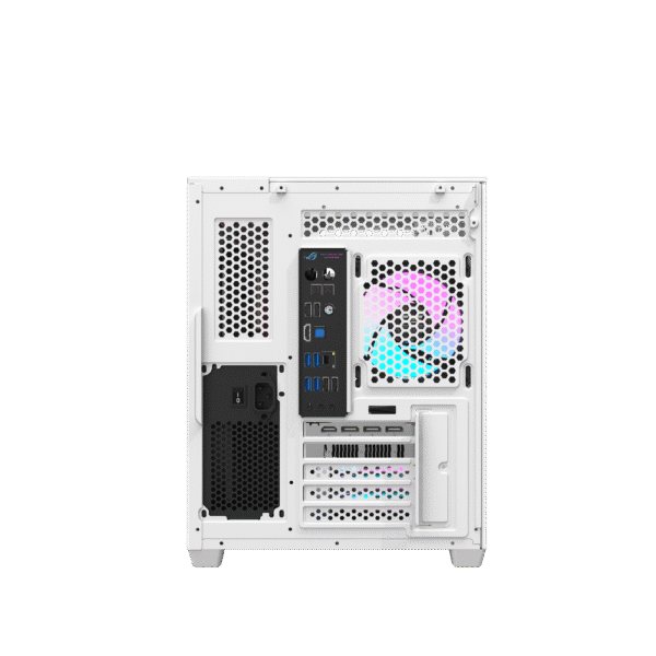 DarkFlash TH285M M-ATX Dual Chamber Case (White)