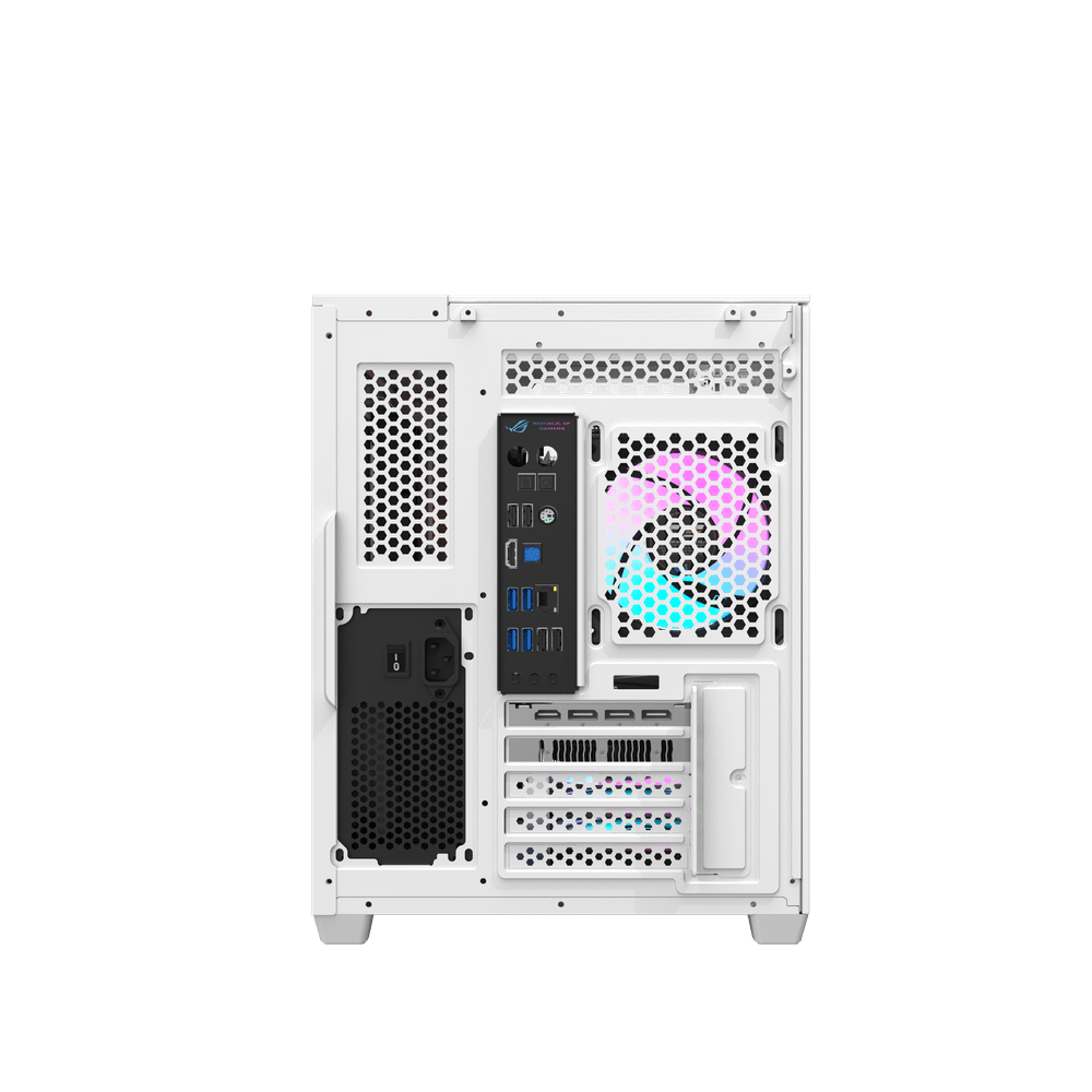 DarkFlash TH285M M-ATX Dual Chamber Case (White) 3