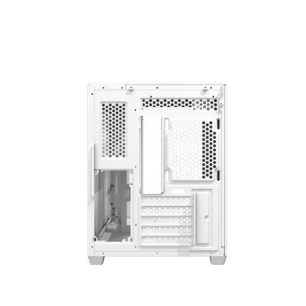 DarkFlash TH285M M-ATX Dual Chamber Case (White)