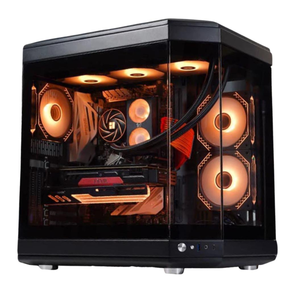 GameKM Y60 Dual Chamber ATX Case (Black)