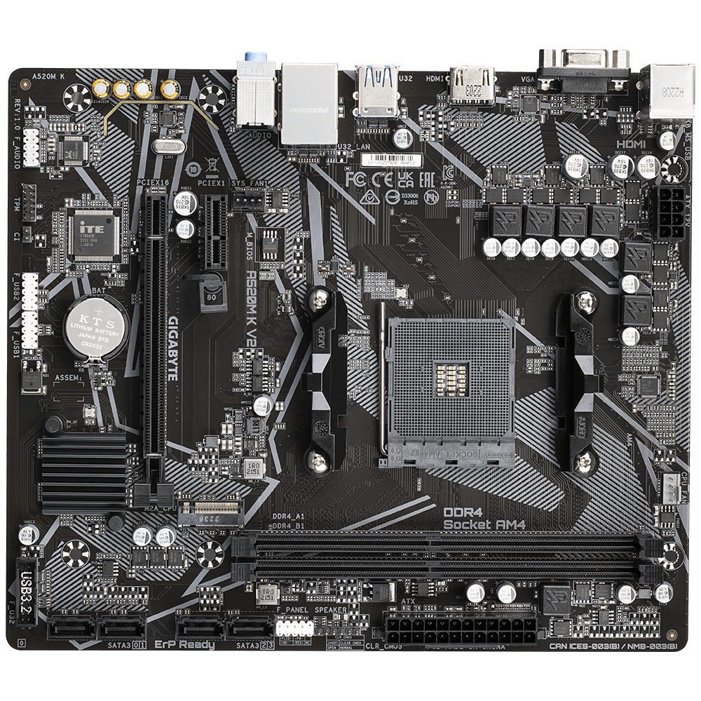Gigabyte A520M K V2 4