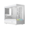 Jungle Leopard MS01 MATX Case (White)