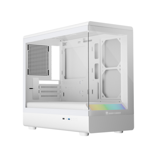 Jungle Leopard MS01 MATX Case (White)