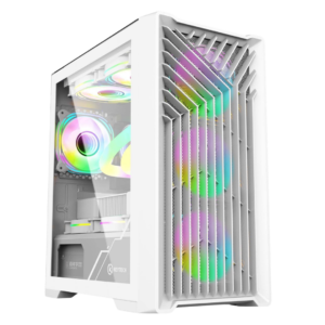 Keytech Cuirass MATX Case (White)