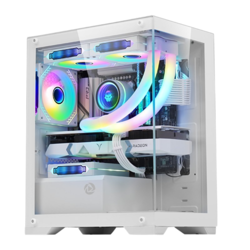 Keytech Robin Lite MATX Case (White)