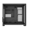 Keytech Robin Mini Dual Chamber MATX Case (Black)