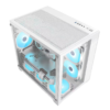 Keytech Robin Mini Dual Chamber MATX Case (White)