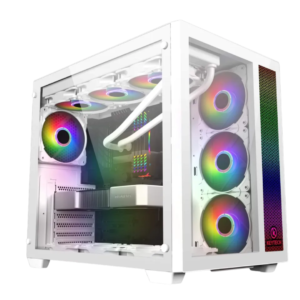 Keytech Robin SE (Special Edition) Dual Chamber ATX Case — White